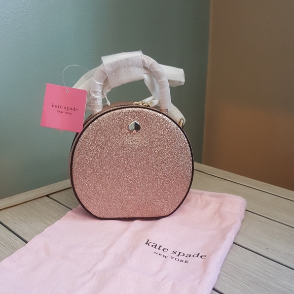 kate spade Handbags - Kate Spade glitter mini canteen bag